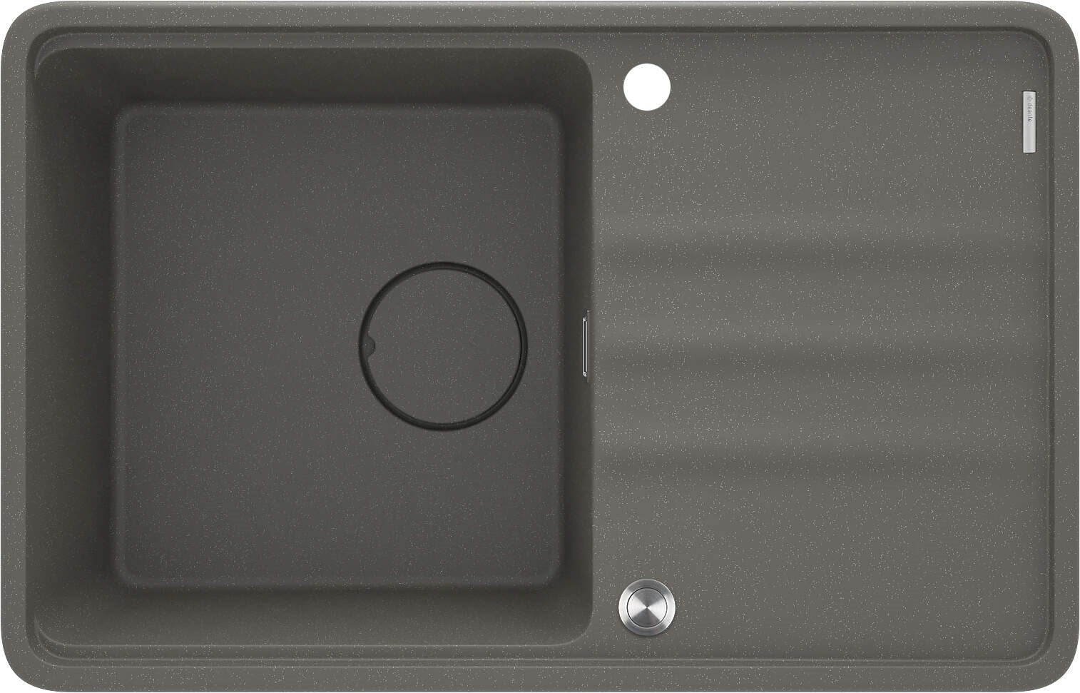 1-bowl granite sink with drainer