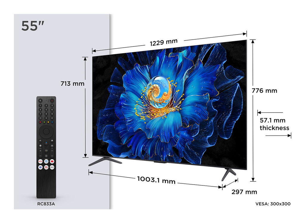 TCL C6KS 55" 4K Ultra HD Smart TV Wi-Fi | Model: 55C6KS