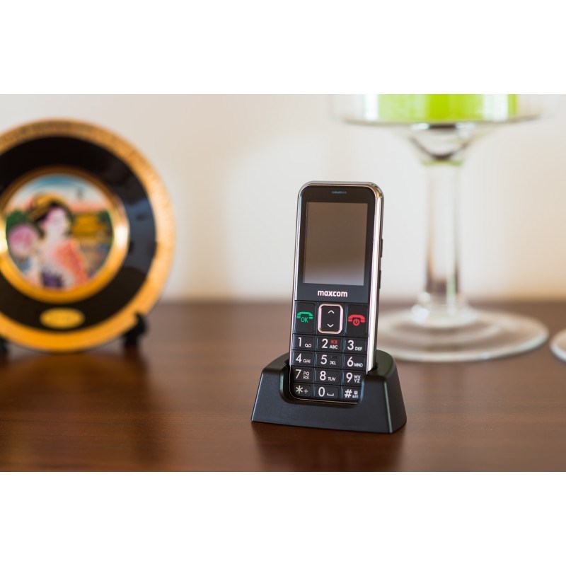 Maxcom MM730 Mobile Phone 5.59 cm (2.2") Black Senior Phone A0035050