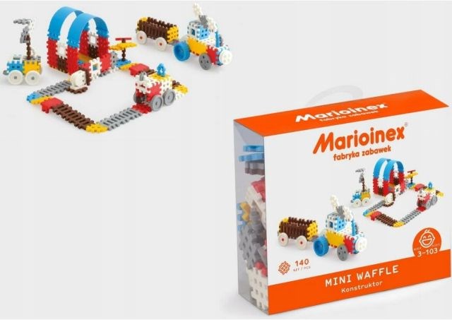 Marioinex Mini Waffle Building Blocks Set 140 Pieces 902820