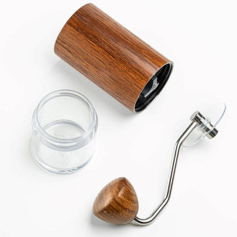 COMANDANTE C40 MK4 Vintage Oak Classic Coffee Grinder, Conical Burr, 40 g Capacity