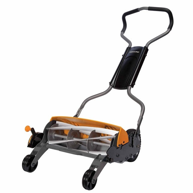 Fiskars StaySharp Max Reel Mower 610 mm Cutting Width Adjustable Height 20-100 mm