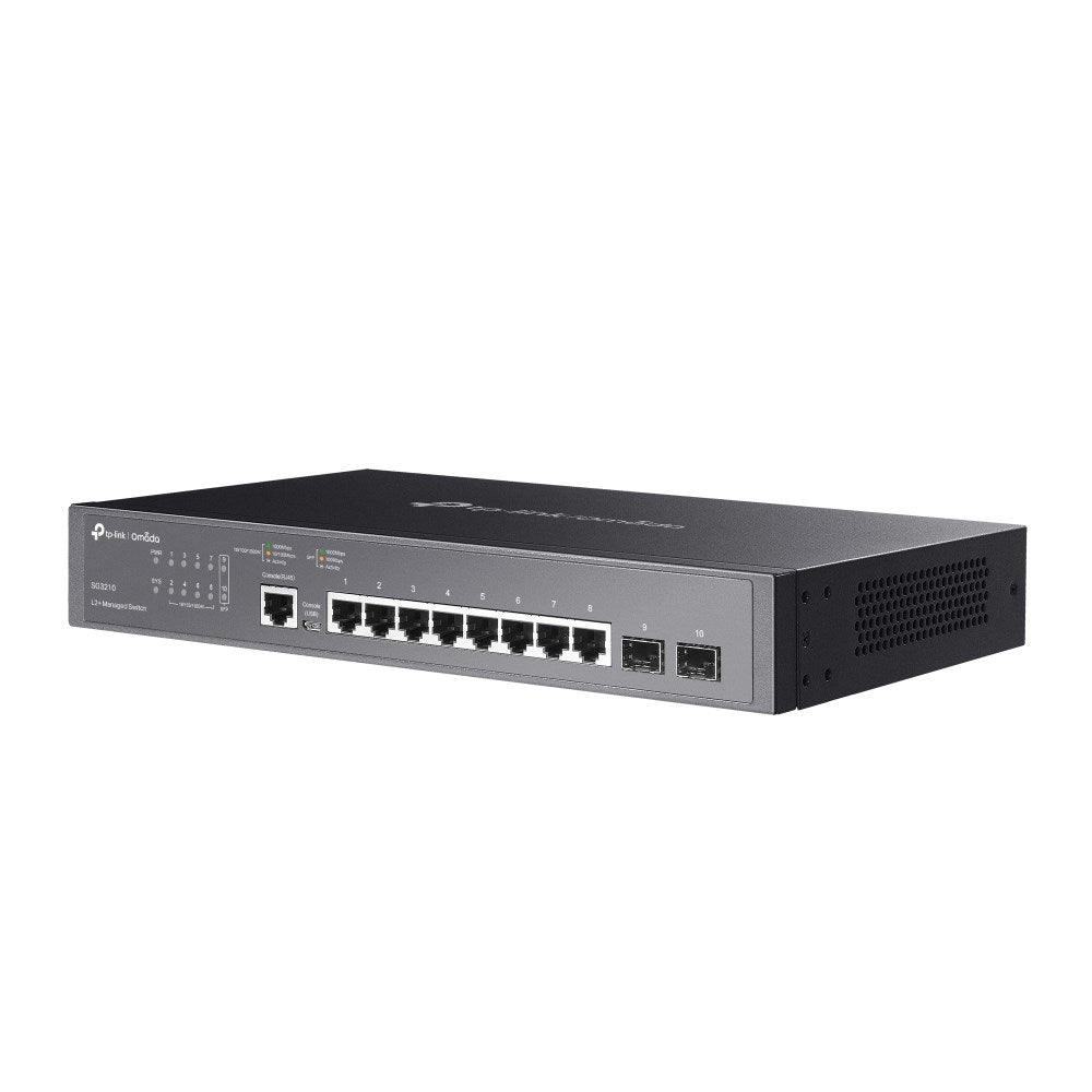TP-Link Omada 8-Port Gigabit L2+ Managed Switch with 2 SFP Slots Model 16248