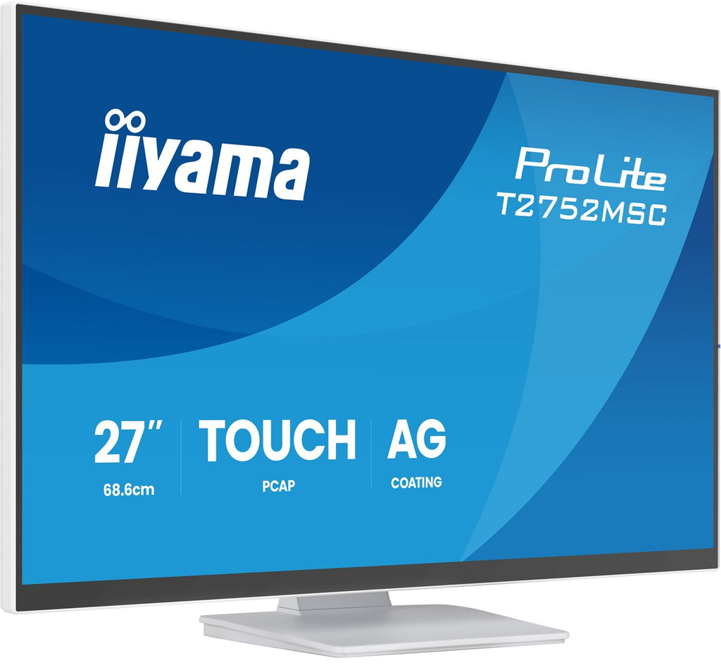 IIYAMA ProLite T2752MSC-W1AG 27" Full HD LCD Touchscreen Monitor 1920 x 1080 Windows, Linux