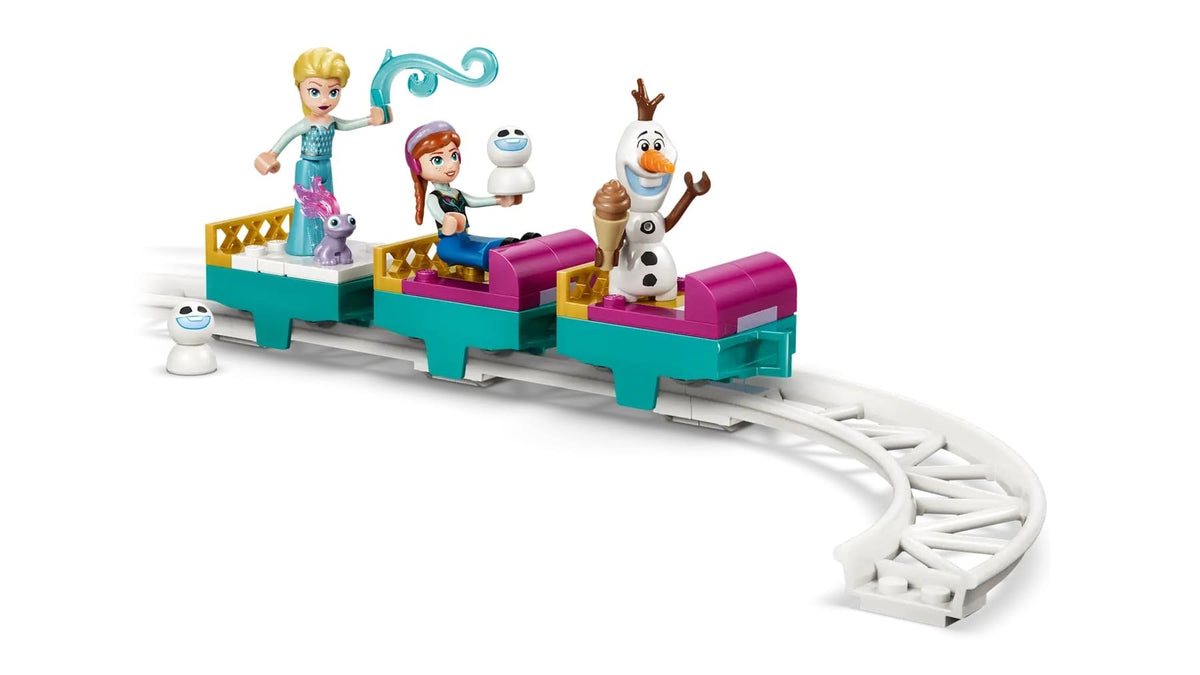 LEGO DISNEY Elsa's Ice Castle and Snow Ride Adventure 43281 Building Toy with 7 Characters