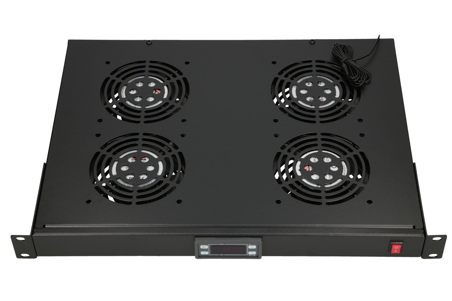 Extralink Fan Panel 19 4 Fans for Rack Cabinets with Thermostat