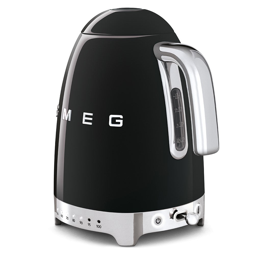 Smeg KLF04BLEU 1.7l 2400W black Wasserkocher (KLF04BLEU)