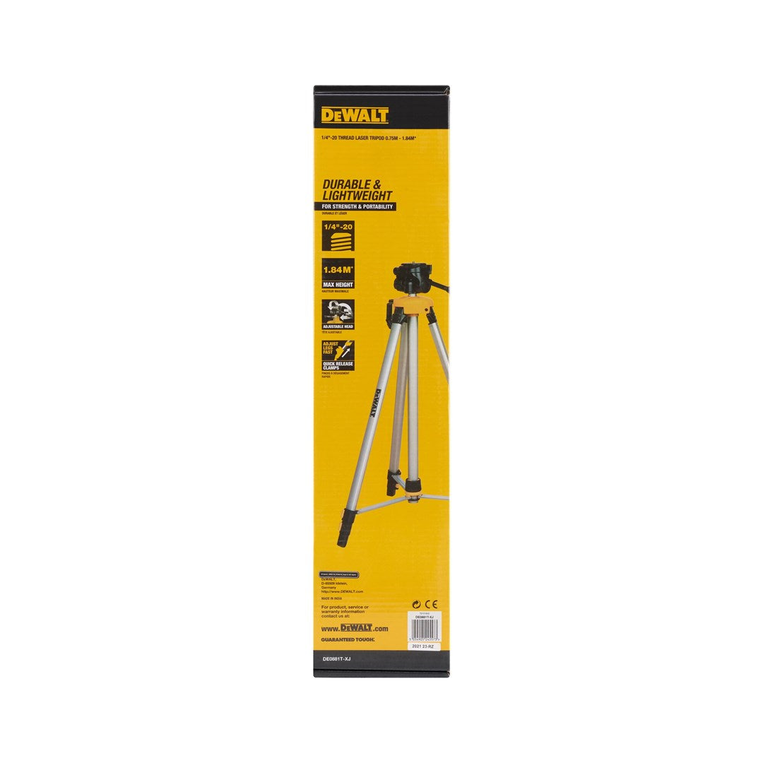 DeWalt Mini Tripod 1/4" Aluminum DE0881T-XJ
