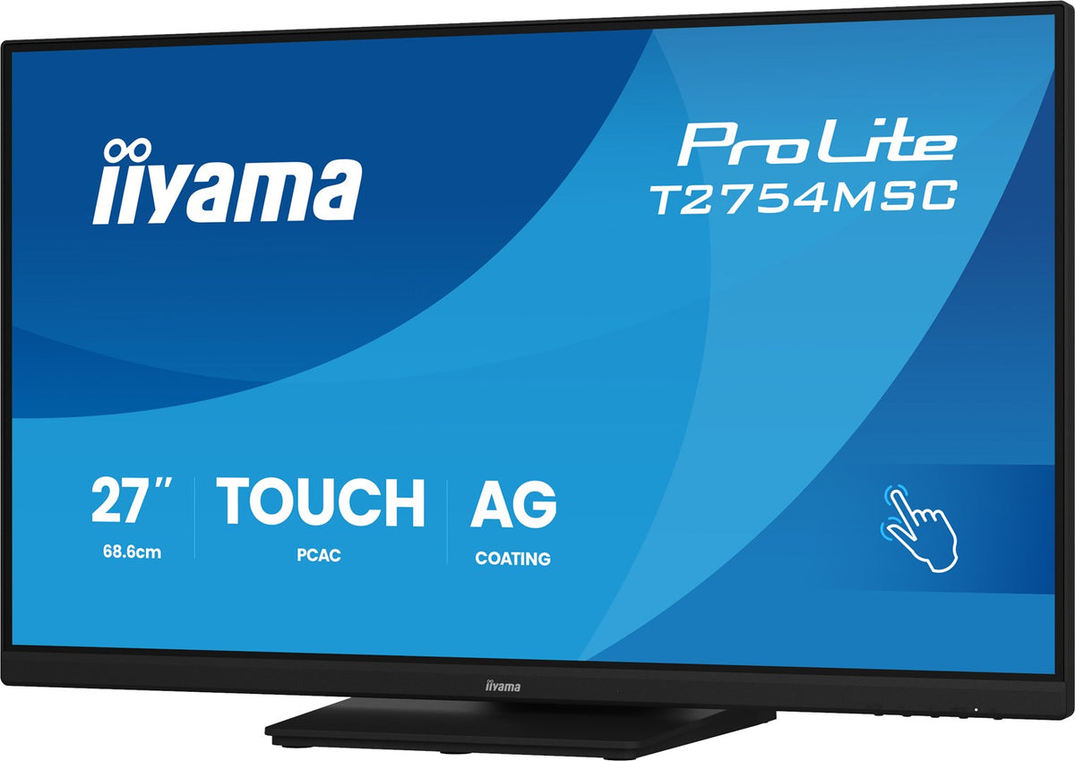 IIYAMA ProLite T2754MSC-B2AG 27-inch Full HD Touchscreen Monitor - 1920 x 1080 Resolution