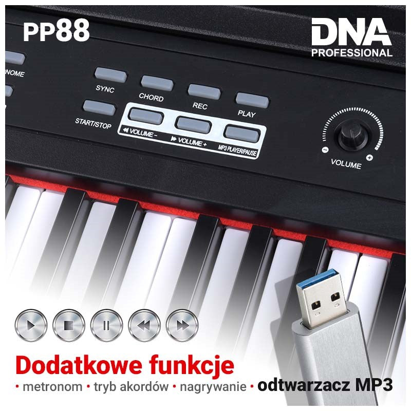 DNA PP 88 - Digital Piano with Full-Size Keys