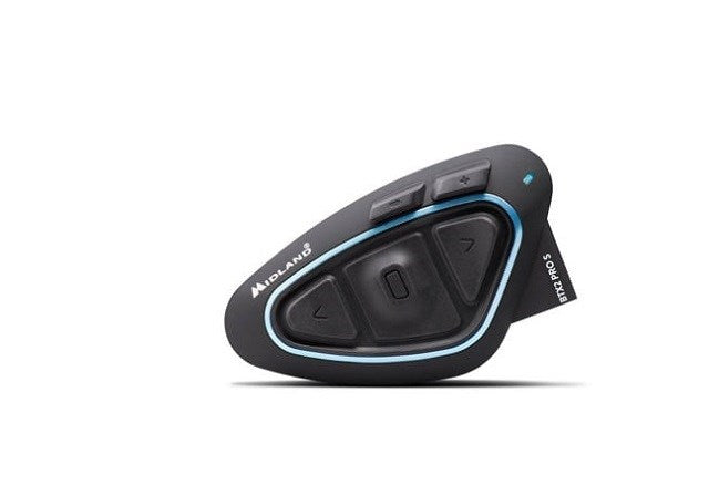 MIDLAND BTX2 PRO S LR-SINGLE Motorbike Intercom, Bluetooth 4.2