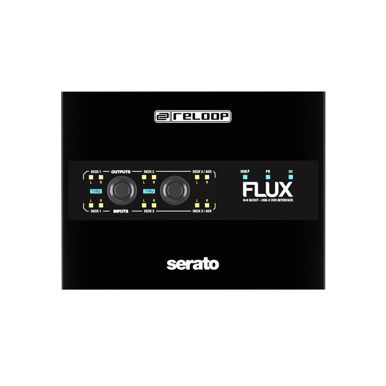 Reloop Flux USB Audio Interface, 3.0 Audio Output Channels, Compact Design, RELOOP 245389