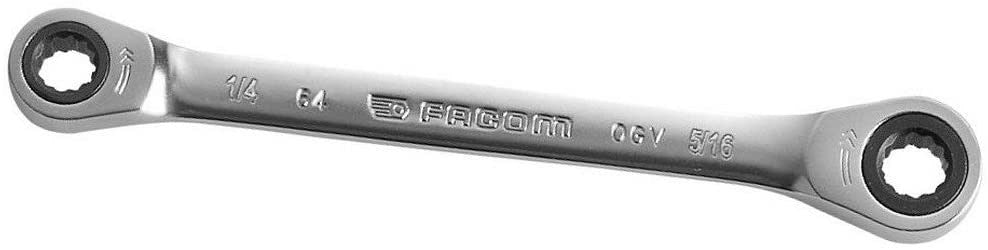 FACOM Box End Wrench Chrome 1250 g 46 mm x 165 mm x 346 mm Model 64.1/4X5/16