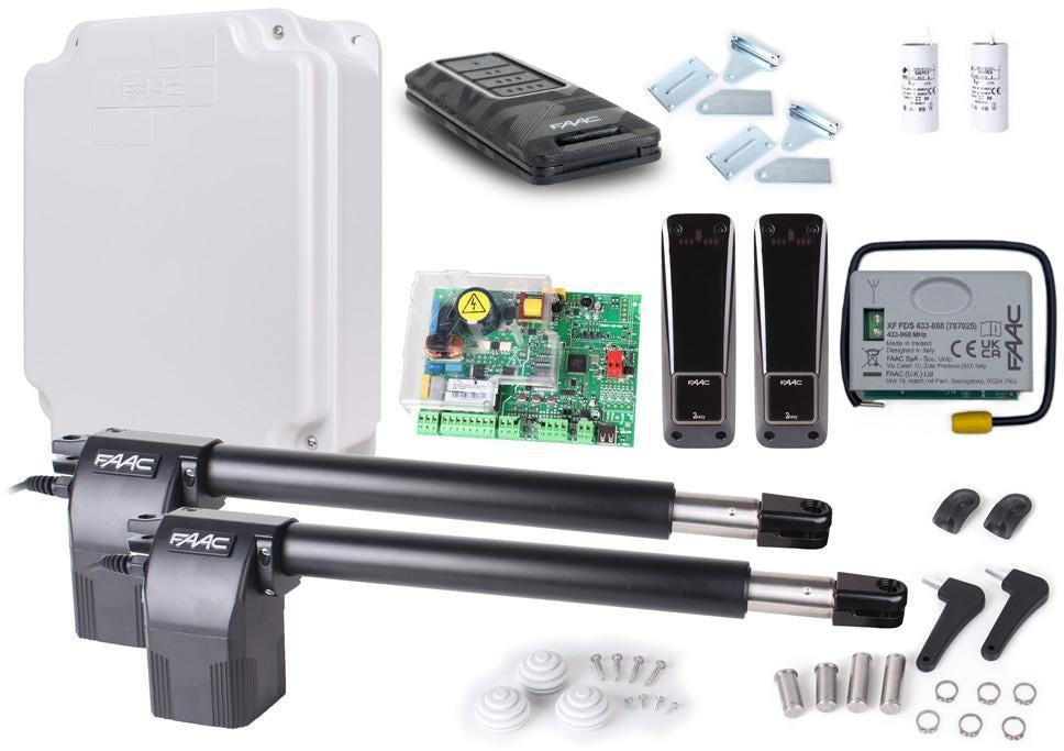 Set Alfa FDS - FAAC 414 for dual gates up to 8m