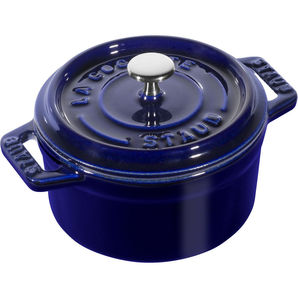 Staub Cocotte Round 20 Graphite Grey Cast Iron 0.25 Quart