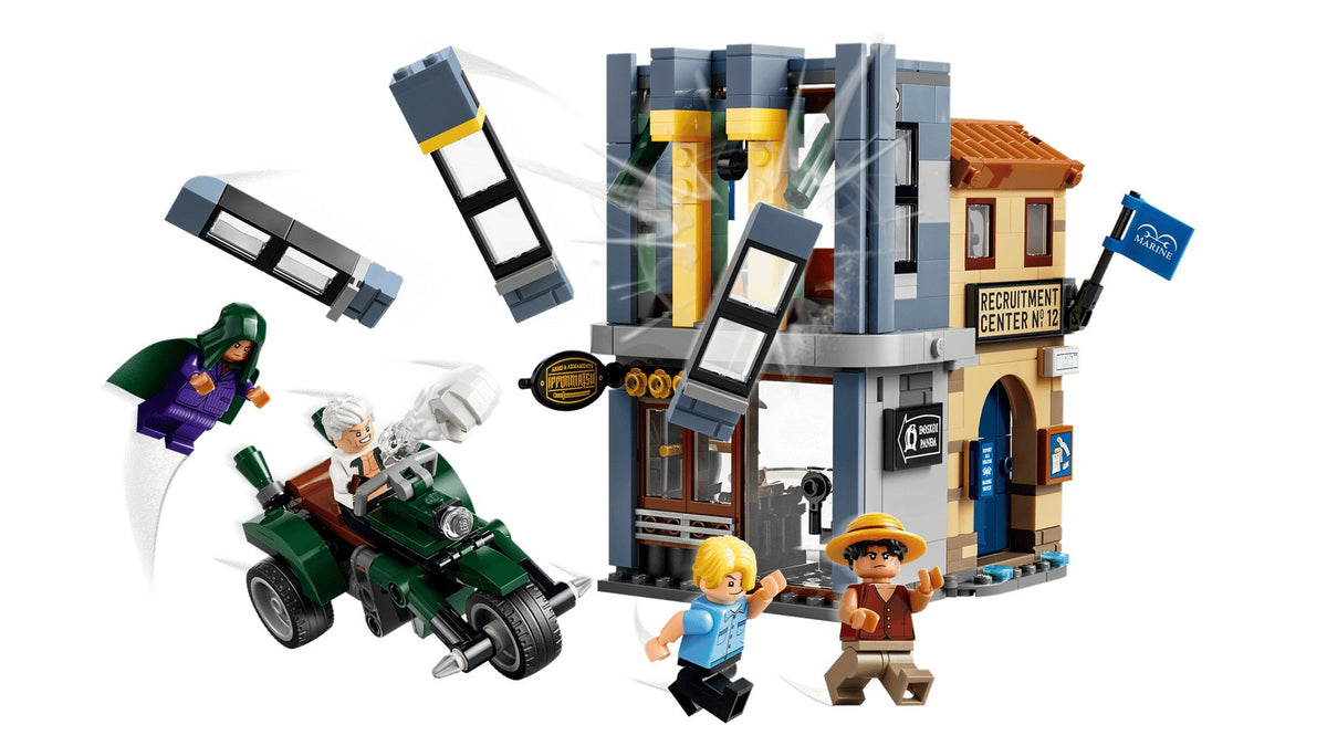 LEGO Building Blocks Showdown with Captain Smoker Set 75642 - 547 Pieces, 4 Minifigures