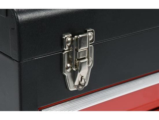 Yato YT-08874 small parts/tool box Stainless steel Black  Red