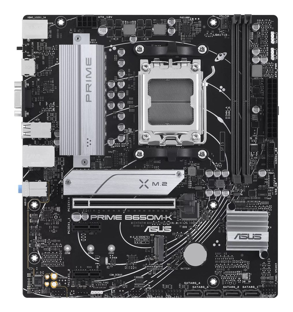 ASUS PRIME B650M-K Motherboard, AMD B650, AM5 Micro ATX