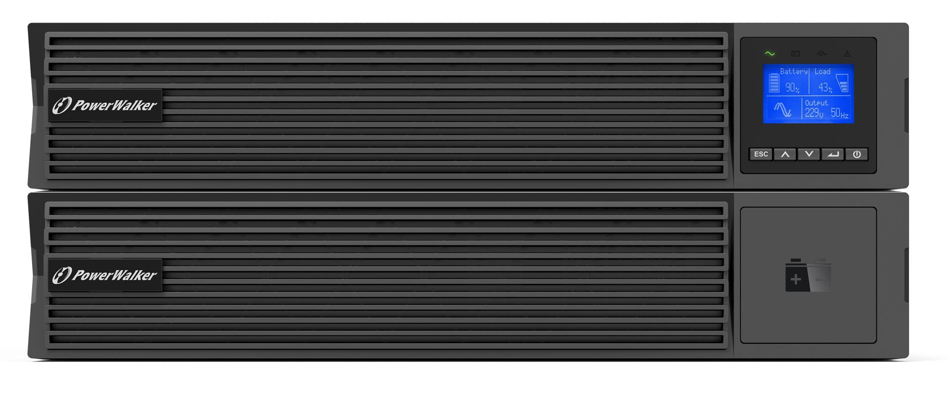 PowerWalker VFI 3000 ICR IoT UPS Double-conversion 3 kVA 3000 W 9 AC outlets