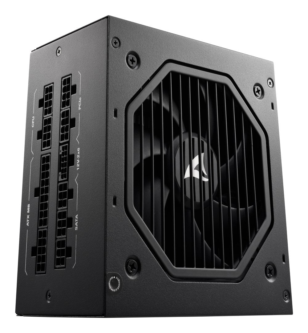 Sharkoon Rebel P20 Power Supply - 1200 W - 100-240 V - Active Cooling - Black