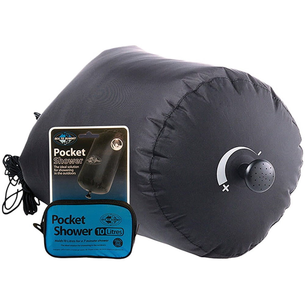 Pocket Shower SEA TO SUMMIT - 10 L Capacity - Waterproof Nylon - Black