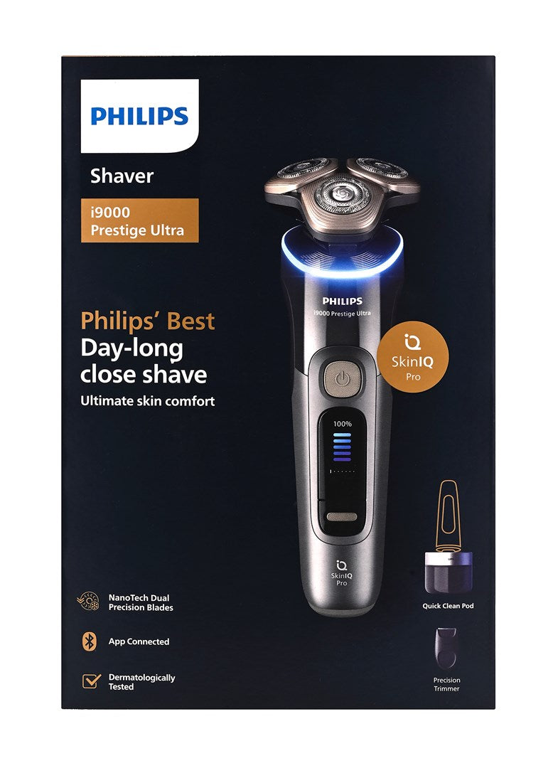 Philips Electric Shaver XP9402/31 Prestige Ultra Wet and Dry with SkinIQ Pro i9000