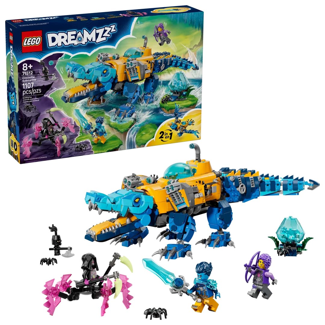 LEGO DREAMZZZ Crocodile Submarine 71512 - 1,107 Pieces