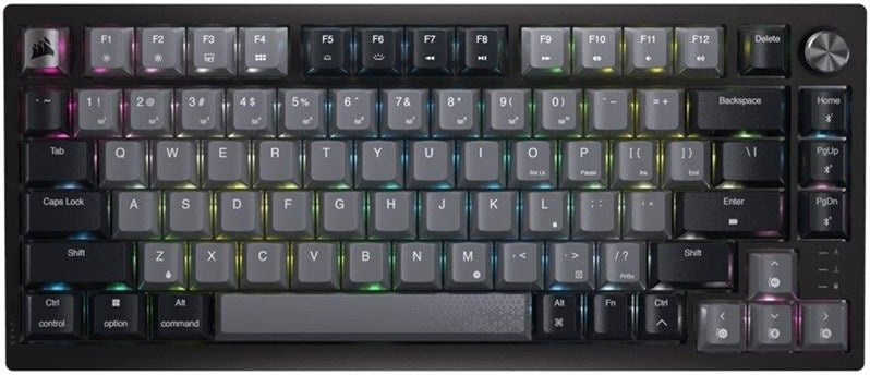 Corsair K65 PLUS WIRELESS 75% RGB Mechanical Gaming Keyboard, 1660 g, Model 33549428