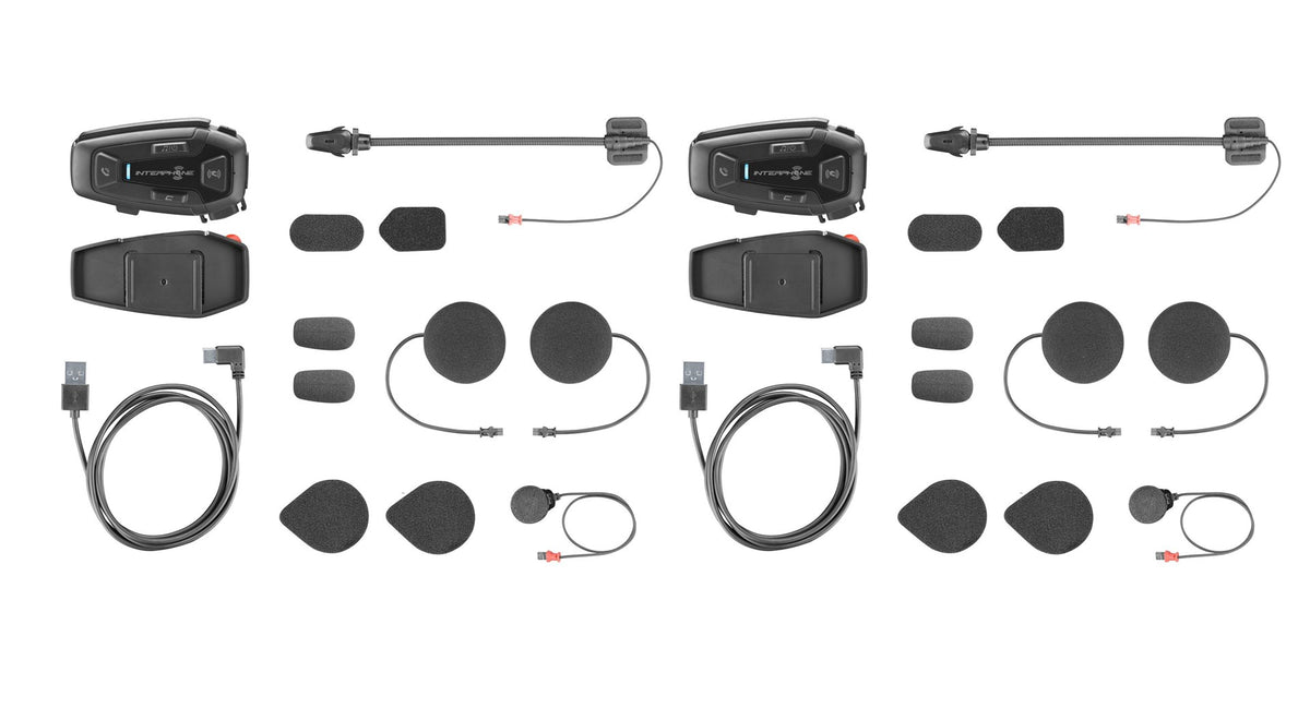 INTERPHONE U-COM 8R Motorbike Intercom, Bluetooth 5.2