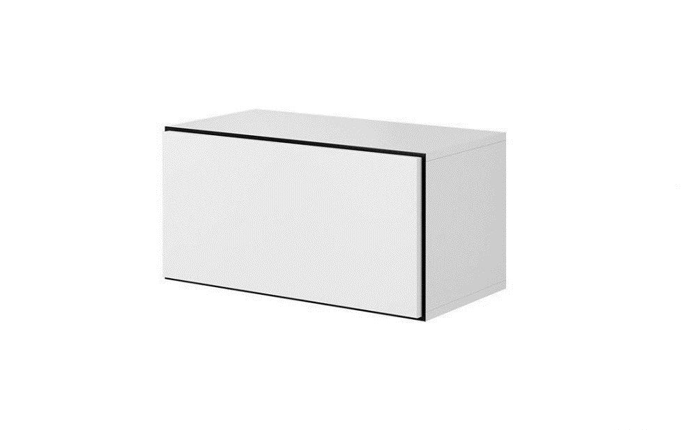 Full Storage Cabinet ROCO RO3 75x37x39 cm White/Black/White