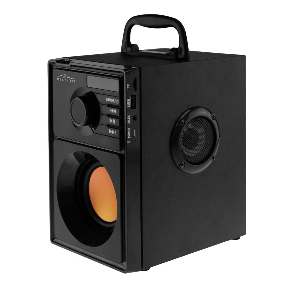 Media tech MT3145 V2 Stereo Portable Speaker Black