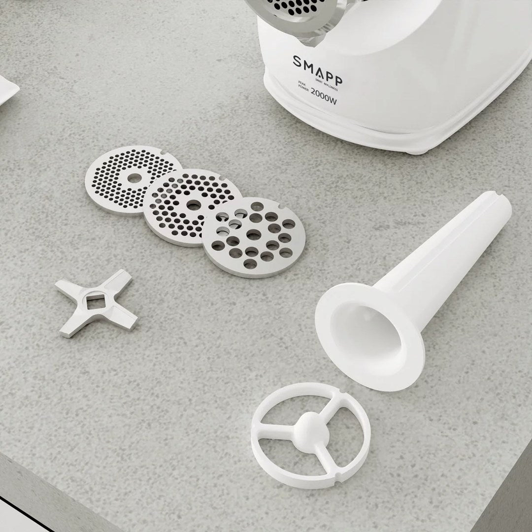 SMAPP Mincer 2000W Slicer White Size 8