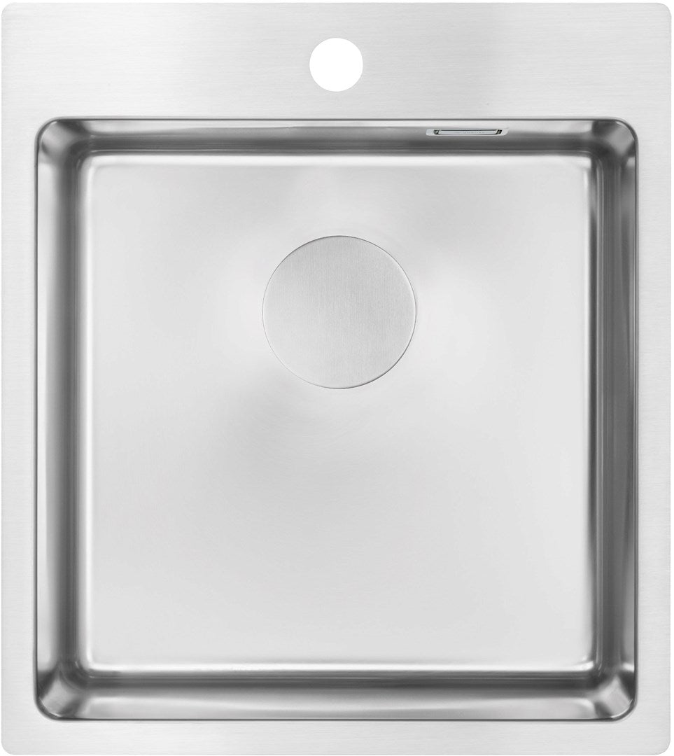 Deante Steel Sink 1-Bowl 45 x 50.5 cm