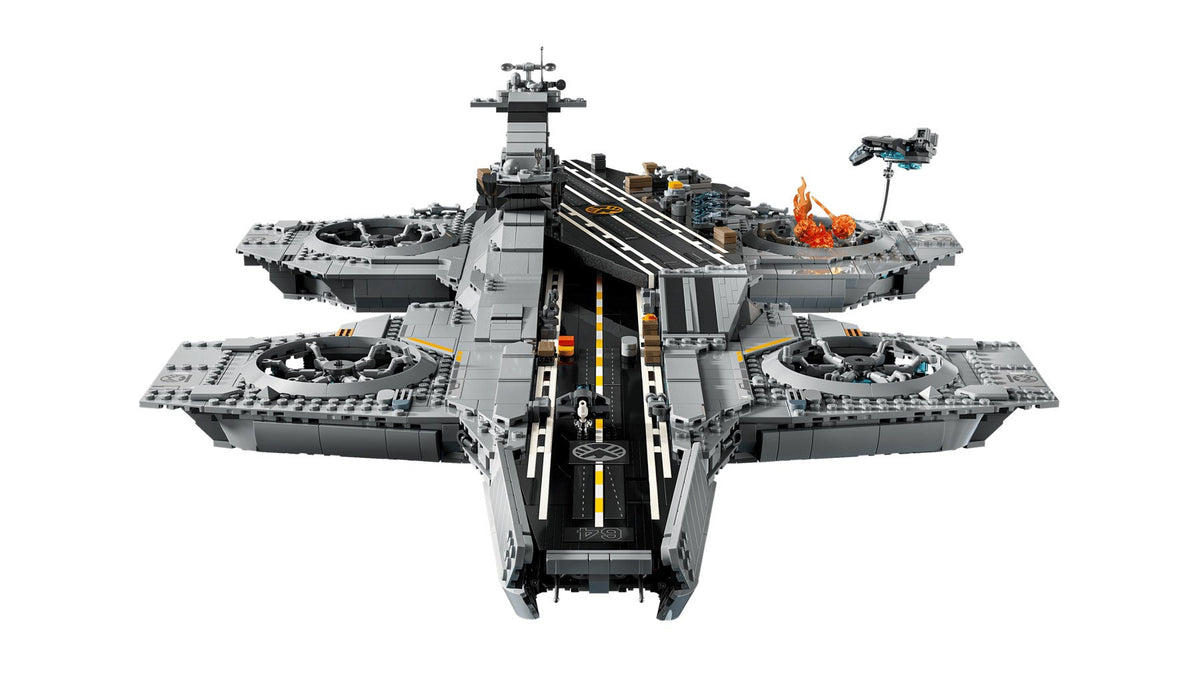 LEGO Marvel Building Blocks Set 76354 - S.H.I.E.L.D. Helicarrier - 3057 Pieces, 18+ Age