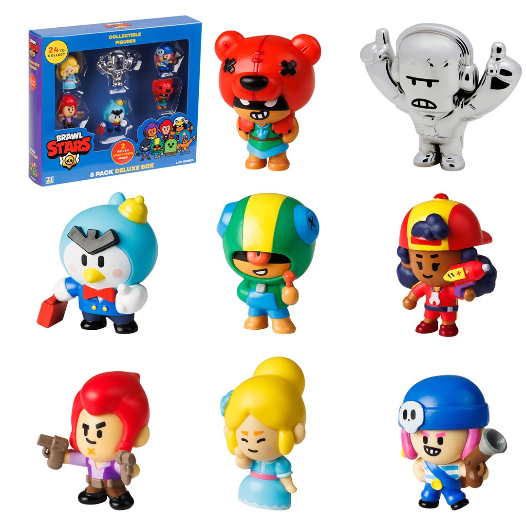 BRAWL STARS S1 Figures - 8 Pack Deluxe Box Ver. B