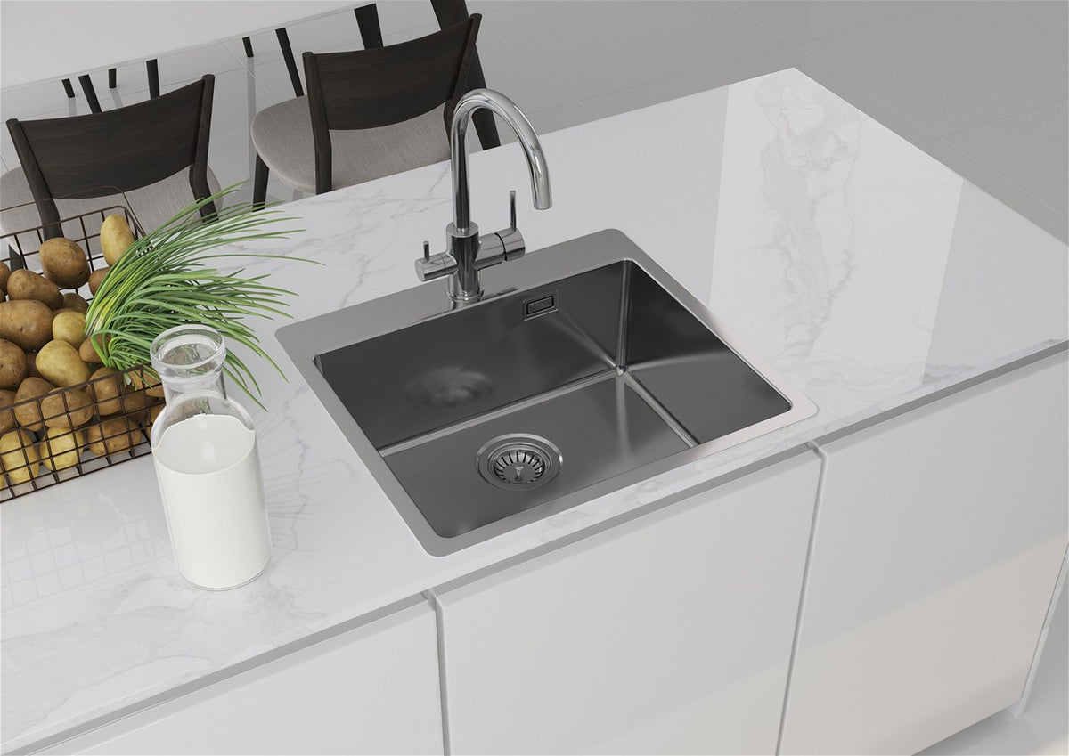 1-bowl steel sink