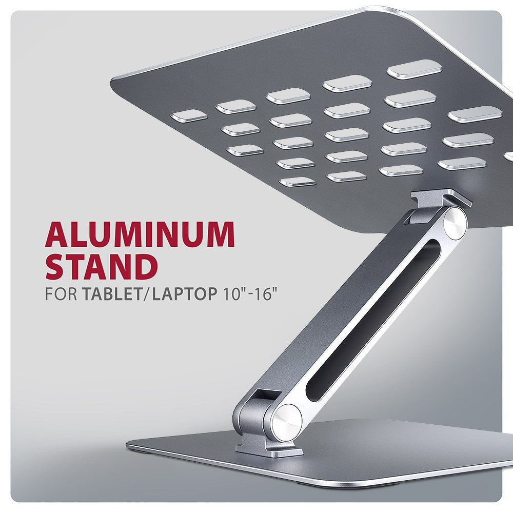 AXAGON Adjustable Laptop & Tablet Stand Aluminum ZUWE-579