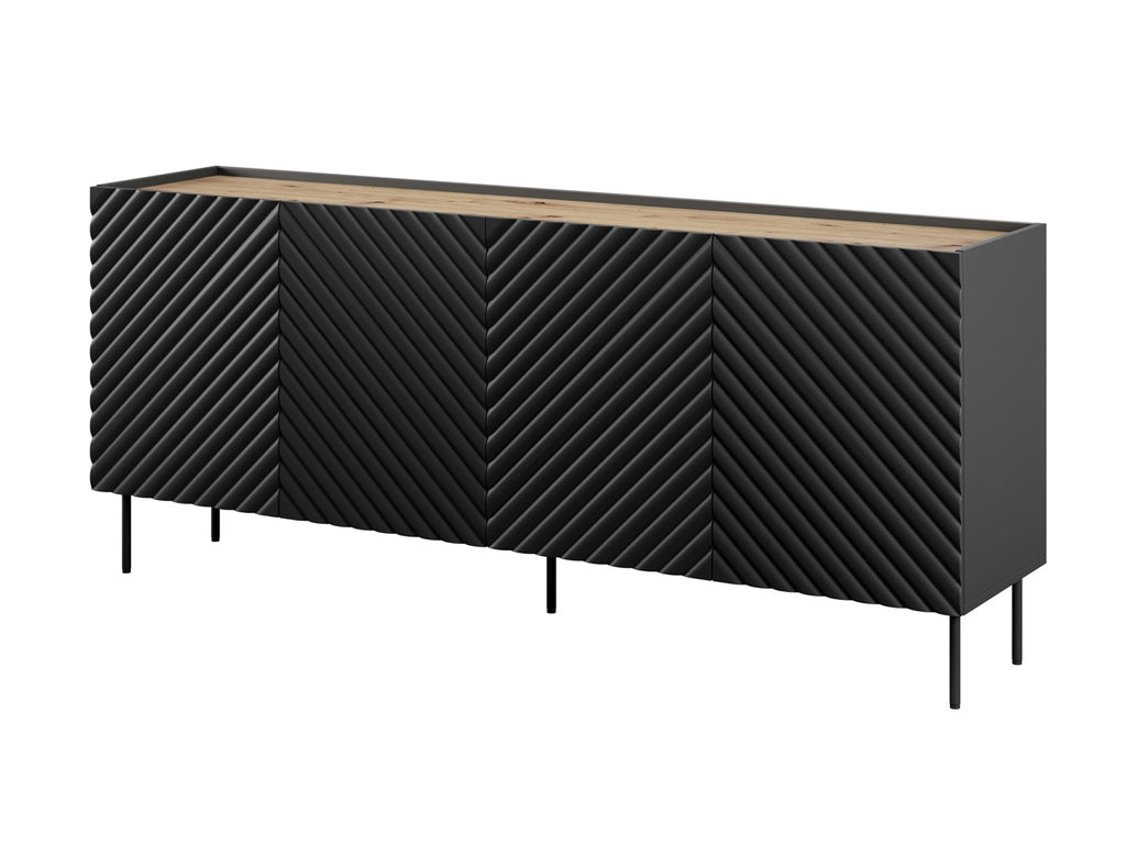 4D2SZ ONDA Chest of Drawers 200x45x85 Black