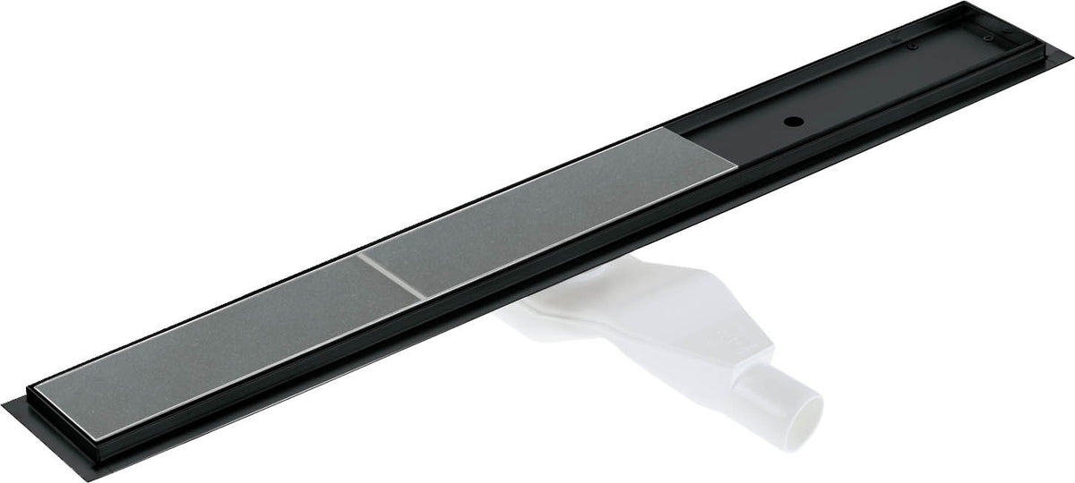 Deante Linear Drain 70cm Reversible Nero Stainless Steel