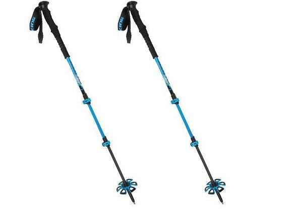 VIKING VARIO TOUR Ski Touring Poles 65-135 cm Blue/Black
