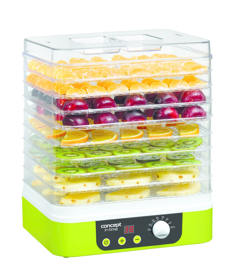 CONCEPT Food Dehydrator 245 W for Mushrooms, Vegetables, and Fruits SO-1060