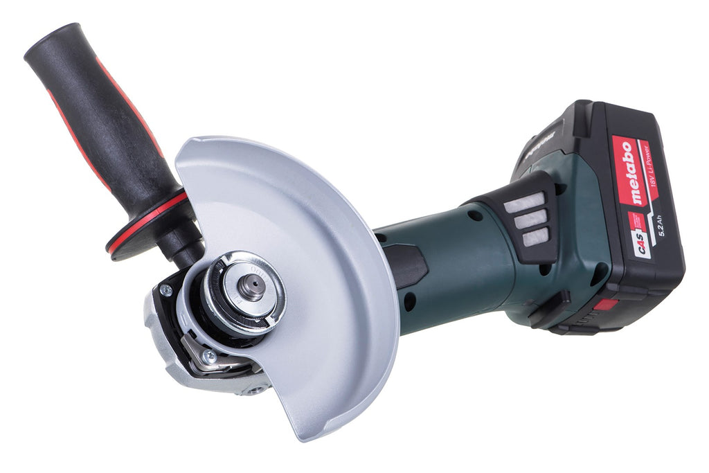 METABO W 18 LTX 150 QUICK Cordless Angle Grinder + metaBOX 165 L Case
