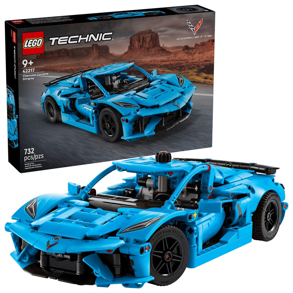 LEGO TECHNIC Chevrolet Corvette Stingray Building Set, 732 Elements, Model 42217