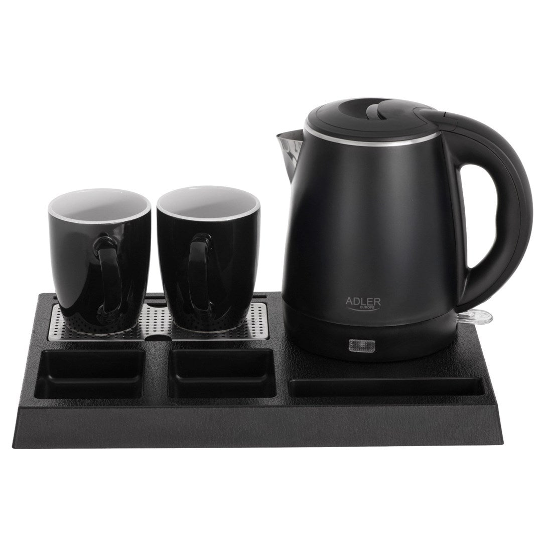 Adler AD 1387 Hotel Kettle 1 L Stainless Steel Black