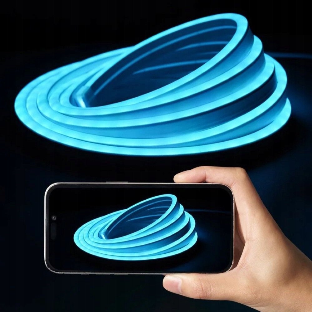 Vention Silicone Neon LED Strip 2 m with IR Remote Control, USB 5V Power Supply