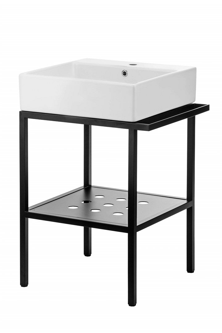 Standing Bathroom Console with Washbasin - 56.5x50 cm