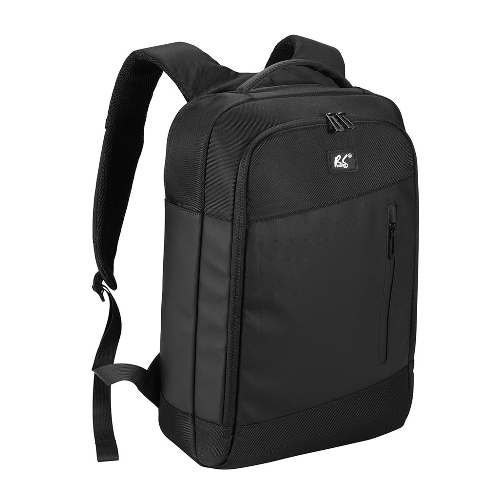 nano RS Laptop Backpack 15.6" Black Waterproof RS204 B