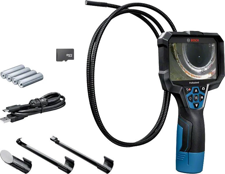 Bosch Professional GIC 12V-5-27 C Inspection Camera - 1.5 m Cable - 32GB Micro SD - 8.3 mm Ø