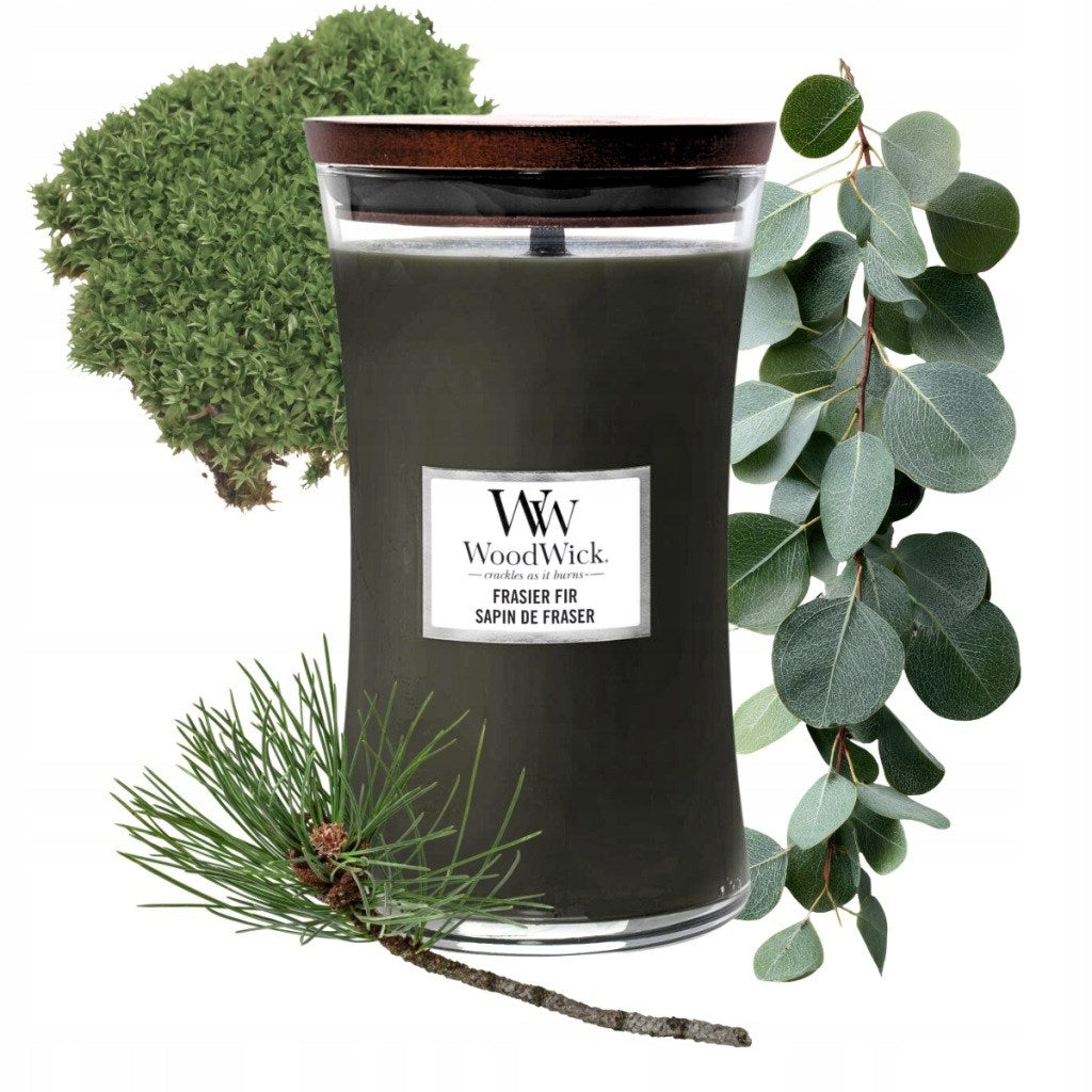 WoodWick Large Scented Candle FRASER FIR 1135 g | Model: 2674131E