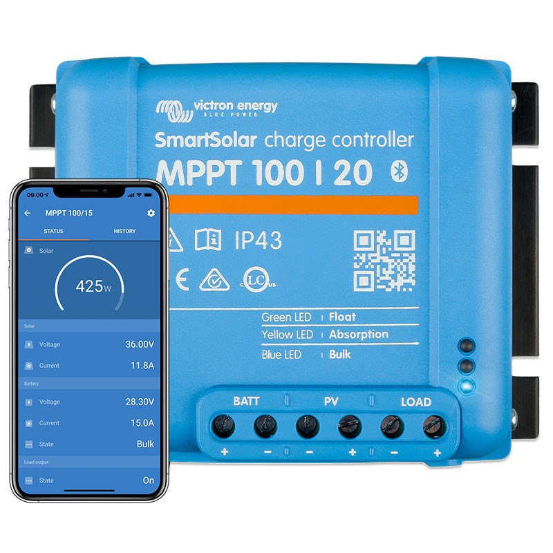 SmartSolar MPPT Charge Controller 100V 20A - Victron Energy